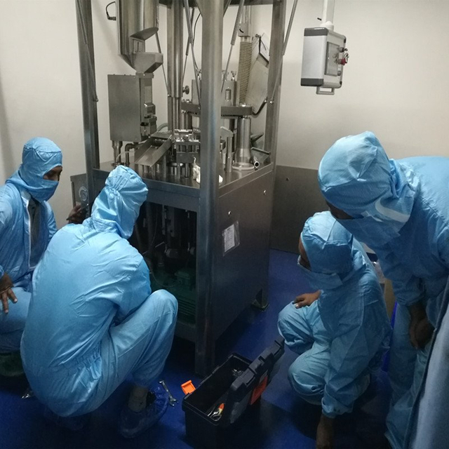 Отладка автоматической машины для наполнения капсул для клиента