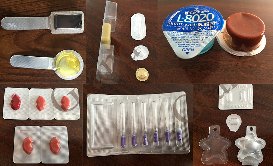 Образец упаковочной машины с жидкой блистером