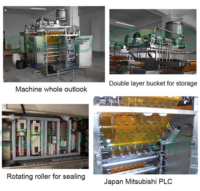 Вставьте упаковочную машину для пакетиков