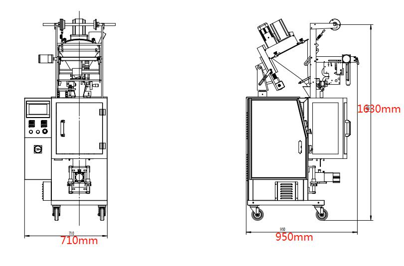 Порошковая пакетная машина 02
