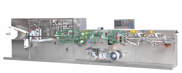 Автоматическая машина для упаковки мокрой ткани с одним изделиями