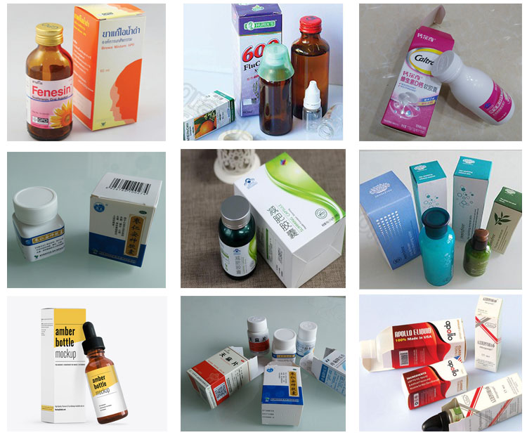 Автоматическая картина картонирования для бутылки