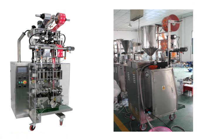 Автоматическая упаковочная упаковочная машина с двумя полосами движения