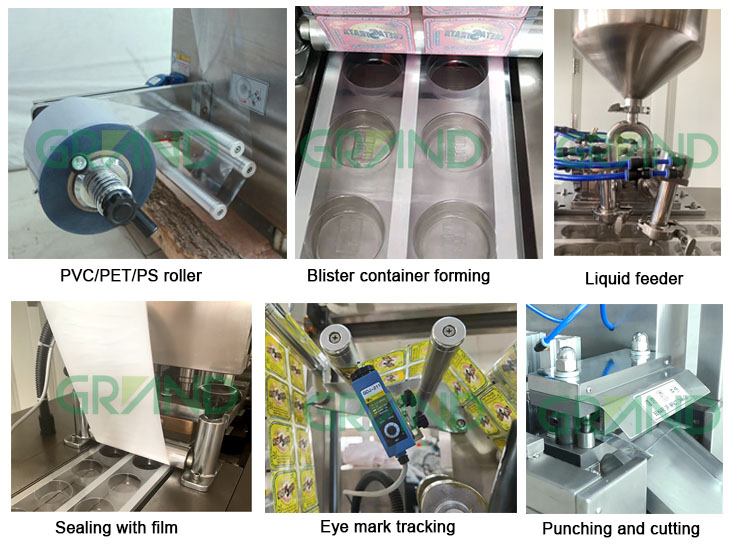 Jam Honey Blister Packing Machine образец